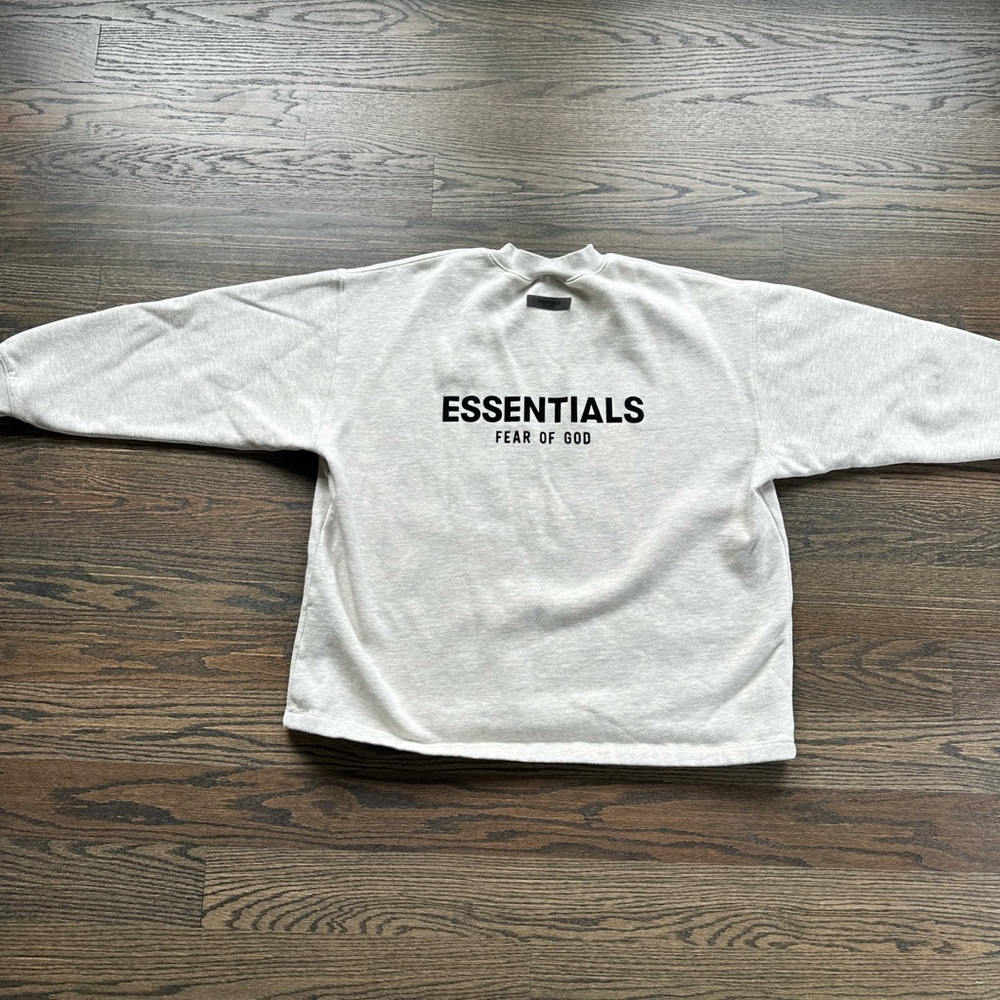 Essentials FOG relaxed crewneck light oatmeal